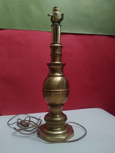 Antigua Lámpara Bronce Vintage