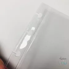 Bolso Plástico Para Caderno De Disco - A5 - 8 Furos