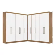 Guarda-roupa De Casal Com 10 Portas Canto Modulado Leartam