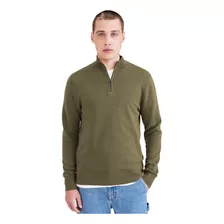 Sweater Hombre Quarter Zip Regular Fit Verde Dockers