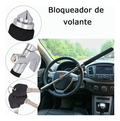 Bloqueo Universal Para Volante De Coche Jetta Bmw Golf Audi Foto 3