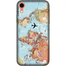 Carcasa Para iPhone XR Diseño Mapa Del Mundo