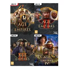 Todos Los Age Of Empires En Usb (1 Al 4) (para Pc) (128gb)