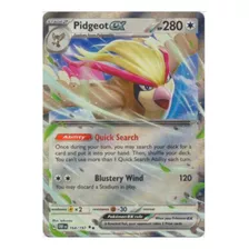 Tarjeta Pokemon Pidgeot Ex 164/197 Ur S&v Obsidian Flames