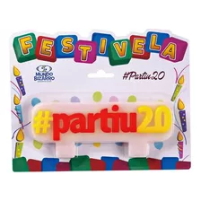 Vela Para Bolo Festa Aniversário 20 Anos - #partiu20