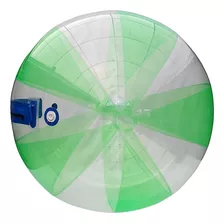 Water Ball 2,0m Zíper Nacional Color + Inflador Elétrico