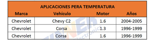 Pera Temperatura Motoventilador Chevrolet Chevy C2 Corsa Foto 6