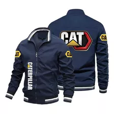 Chaqueta De Moto A La Moda, Chaqueta Vintage Cat Para Hombre