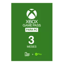 Xbox Game Pass Para Pc 3 Meses Garantizados!!!
