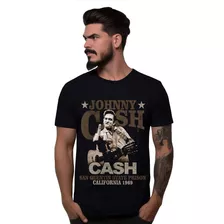Camiseta Johnny Cash Fuck You Bomber Country Rock