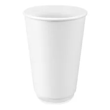 Vasos De Papel Doble Pared - 473ml, Blancos - Uline -384/paq