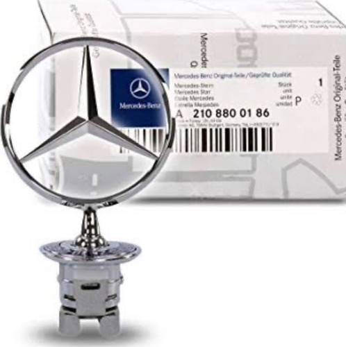 Emblema Cofre Compatible Mercedes Benz Cromo Foto 4
