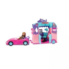 Playset Com Veículo E Boneca Sparkle Girlz Beauty Salon Dtc