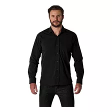 Camisa Social Confort Masculina Manga Longa