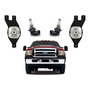 Ford F250 Super Duty 1999 2004 Set Faros Cuartos Fondo Negro