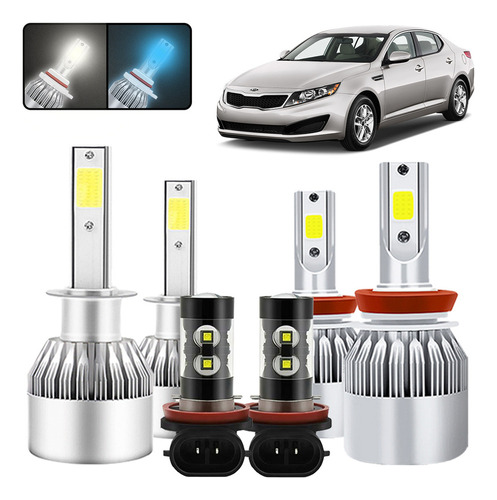 Foto de Kit De Focos Led H1 H11 Para Kia Optima 2011 2012 2013