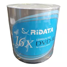 Dvd Ridata Estampado 4.7gb 16x Oferta X100 Unidades