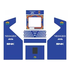 Adesivo Neo Geo Mvs Azul Arcade 