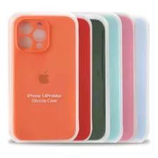Funda De Silicona Para iPhone 14, 14 Pro, 14 Pro Max Colores