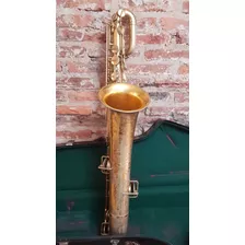 Saxo Baritono Bueschert True Tone- Si. Bemol Bañado En Oro