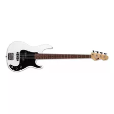 Esp Ltd Ap204sw Bajo Electrico Satin Blanco 4 Cdas