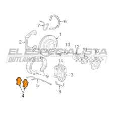 Pastilla De Freno Trasera Porsche Cayman S 2006