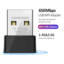 Wifi Inalámbrico Usb 650- 1300mbps, Red De 2.4 Y 5.8 Ghz