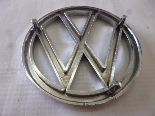 Vw Sedan 1974-2004 Emblema Cofre Grande Cromo Vocho 8.3 Cms Foto 4