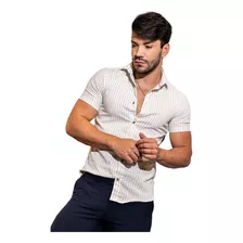 Camisa De Botões Listrada Daring Masculina