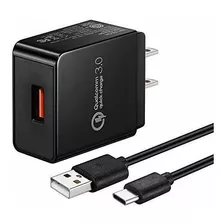 Cargador De Carga Rápida 3.0 Cargador De Pared Usb Compatibl