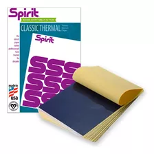 Papel Hectografico Spirit X10 Hojas Termocopiadora Tattoo 