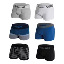 Boxers Hombre Stone Surtidos Algodon Pack X12 