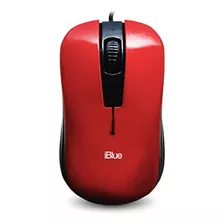 Mouse Optico Iblue Xmk180 Rojo