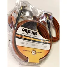 Cable Orange Instrumento 6m Plug Recto A Plug Recto