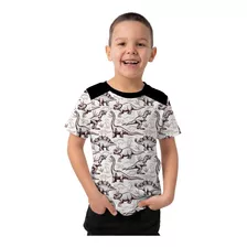 Playera Niños Dinosaurios Nuevo Estilo Book Parque Jurasico