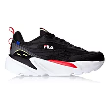 Tênis Masculino Fila Rt-low Cor Preto/azul/vermelho - Adulto 47 Br