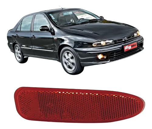 Refletor Olho Gato Parachoque Dir Fiat Marea 98/07 Mp5272 - Fiat - Código 180368344463