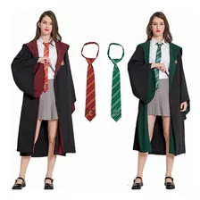 Capa De Harry Potter Bordada Con Corbata De Insignia 2piezas