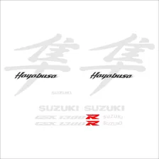 Adesivo Refletivo Para Moto Suzuki Hayabusa Gsx 1300r Branco