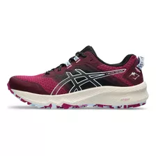 Tenis Mujer Asics Trabuco Terra 2 Q124 500 Color Blackberry/light Blue Diseño De La Tela Liso Talla 25.5 Mx