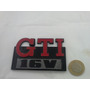 Emblema Generico Vw Golf Gti 16v A2 85-92 Rojo