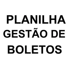 Planilha Gestão De Boletos Com Aviso De Vencimento