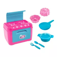 Fogao Infantil Kit Le Chef C/ Acessorios Usual Brinquedos