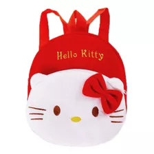 Mochila Escolar Hello Kitty 23cm Infantil Bolso De Felpa