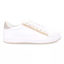 Tênis Feminino Luz Da Lua Couro Ravena Branco - 60420009