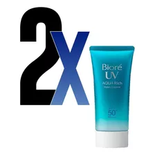 2 X Bioré Uv Aqua Rich Watery Essence 50g Spf50