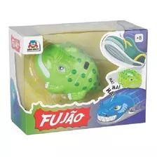 Brinquedo Infantil Fujão Jacaré Verde 720-5 - Braskit