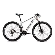 Mountain Bike Sutton New Aro 29 17 21v Freios De Disco Hidráulico Câmbios Shimano Cor Branco