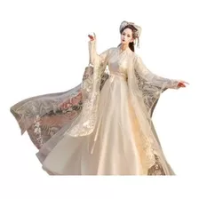 Saia Bordada Em Renda Hanfu De Roupas Tradicionais Chinesas