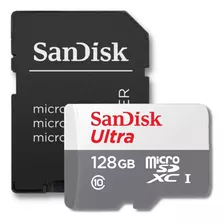 128gb Uhs-i Microsdxc Card With Adapter - Class 10